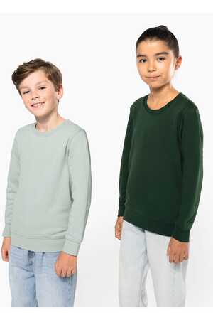 Umweltfreundliches Sweatshirt mit Rundhalsausschnitt für Kinder