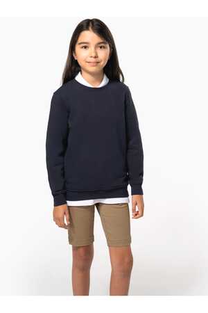 Sweatshirt mit Rundhalsausschnitt für Kinder