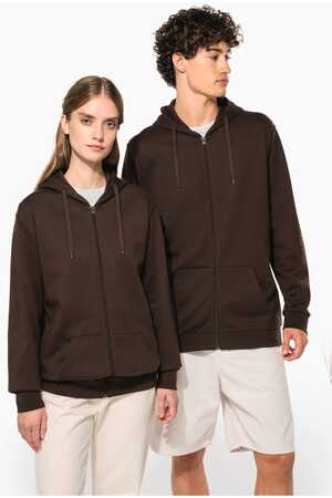 Kapuzensweatshirt mit Reißverschluss