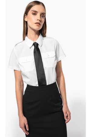 Kurzarm-Pilotenhemd für Damen