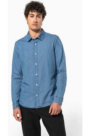 Herren Denimhemd