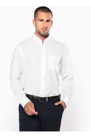 HERRENHEMD MAO-KRAGEN LANGARM