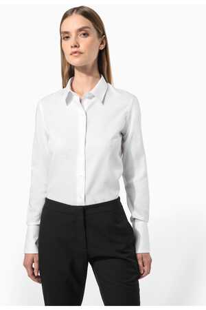 Damen Langarmbluse Bügelfrei