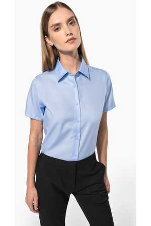 Damen Kurzarmbluse Bügelfrei