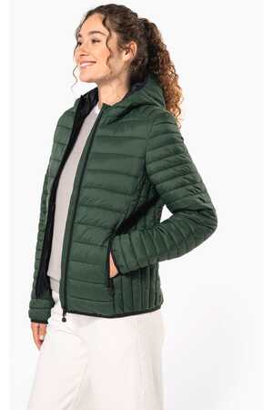 Leichte Damen-Steppjacke mit Kapuze