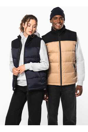 Gesteppter Unisex-Bodywarmer in zwei Farbtönen