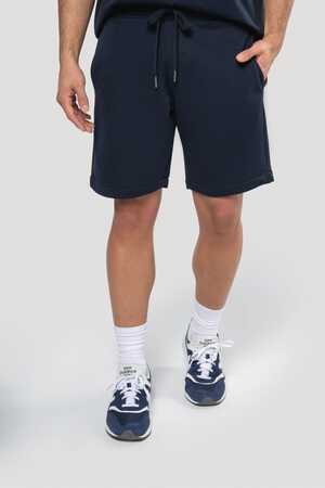 Umweltfreundliche Bermuda-Shorts für Herren aus ungebürstetem Mo