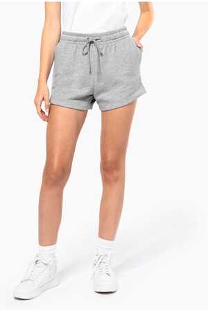 Umweltfreundliche Shorts aus gebürstetem Molton für Damen