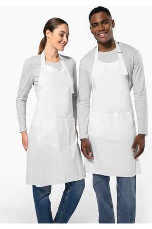 Bei hohen Temperaturen waschbare Schürze aus Baumwollpolyester