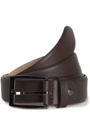 Klassischer, größenverstellbarer Gürtel mit abgerundetem Rand