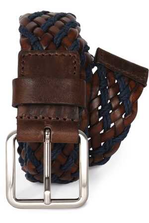 Zweifarbiger geflochtener Gürtel