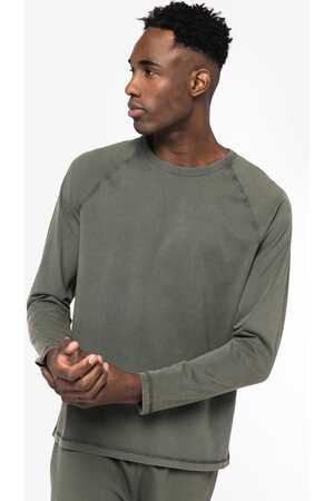 Raglan-T-Shirt mit langen Ärmeln für Herren – 190 g