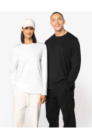 Umweltfreundliches Unisex-T-Shirt mit langen Ärmeln