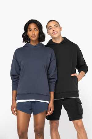 Ausgewaschenes umweltfreundliches Oversize Unisex-Kapuzensweatshirt