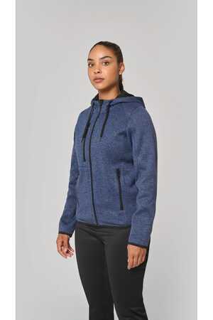 Damen-Hoodie aus Chiné
