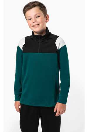 Trainings-Sweatshirt mit 1/4 Reißverschluss für Kinder