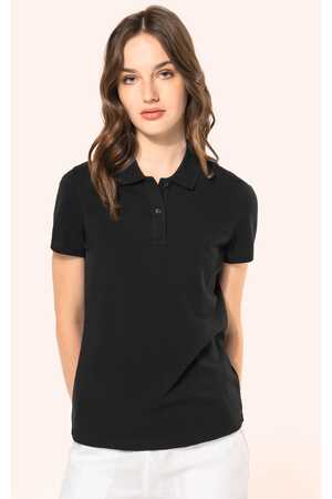 Supima® Damen-Polohemd mit kurzen Ärmeln