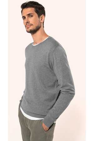 Supima®-Herrenpullover mit Rundhalsausschnitt