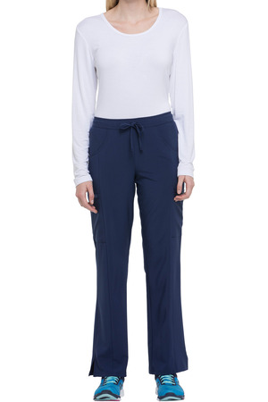 Damenhose mit mittlerem Bund und Kordelzug