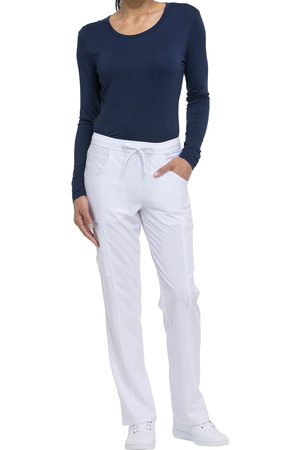 Damenhose mit mittlerem Bund und Kordelzug