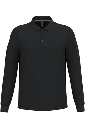 Herren Langarm Poloshirt