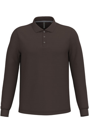 Herren Langarm Poloshirt