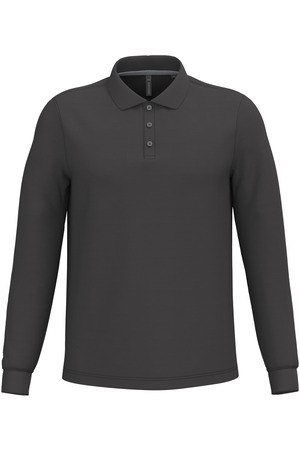 Herren Langarm Poloshirt