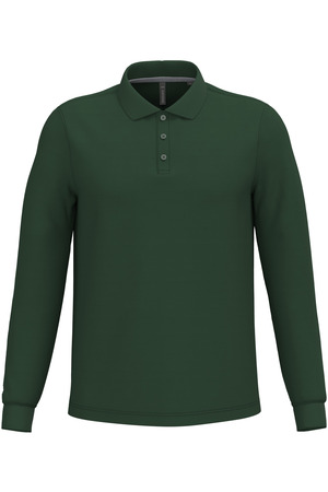 Herren Langarm Poloshirt