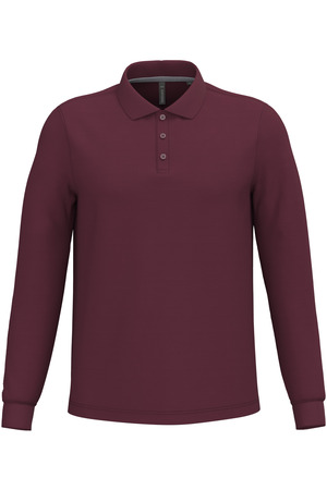 Herren Langarm Poloshirt
