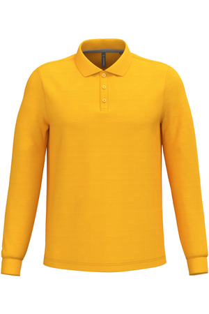 Herren Langarm Poloshirt