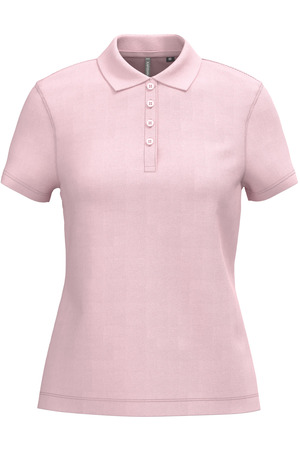 Damen Kurzarm-Poloshirt. Baumwollpiqué.