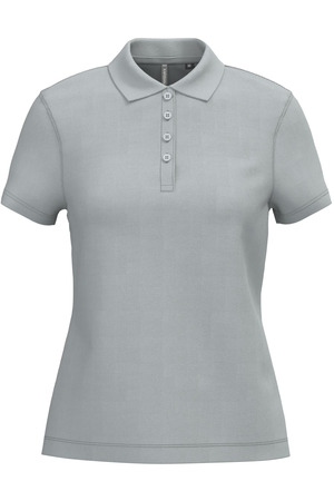 Damen Kurzarm-Poloshirt. Baumwollpiqué.