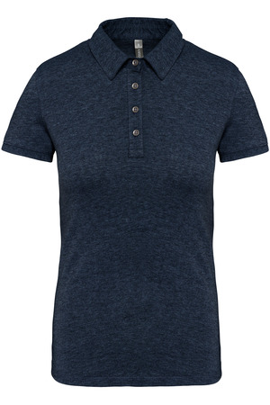 Jersey-Kurzarm-Polohemd für Damen