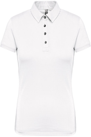 Jersey-Kurzarm-Polohemd für Damen