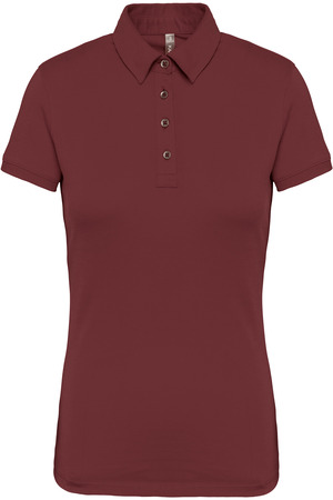 Jersey-Kurzarm-Polohemd für Damen