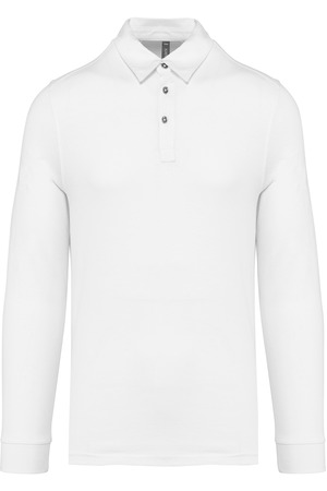 Langarm-Polohemd für Herren aus Jersey