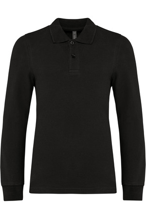 Polohemd mit langen Ärmeln für Kinder.