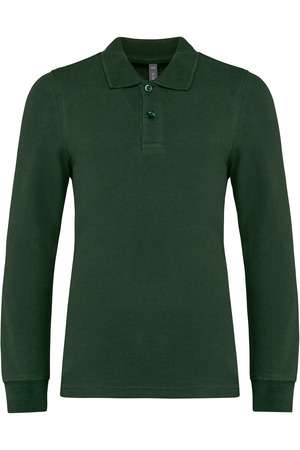 Polohemd mit langen Ärmeln für Kinder.