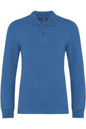 Polohemd mit langen Ärmeln für Kinder.