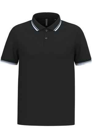 Polohemd für Herren mit kurzen Ärmeln und Streifen