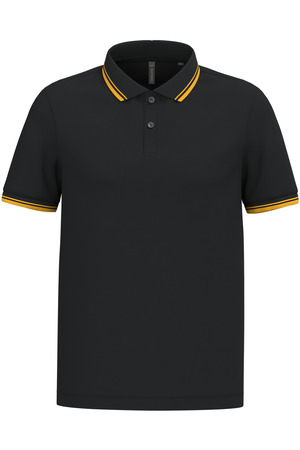 Polohemd für Herren mit kurzen Ärmeln und Streifen