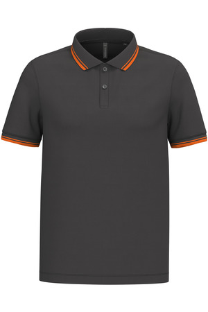 Polohemd für Herren mit kurzen Ärmeln und Streifen