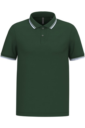 Polohemd für Herren mit kurzen Ärmeln und Streifen