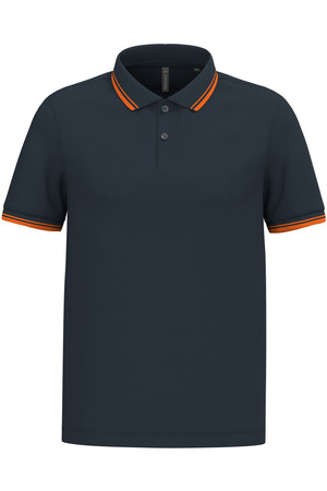 Polohemd für Herren mit kurzen Ärmeln und Streifen