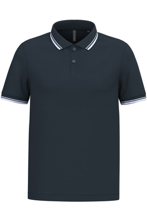 Polohemd für Herren mit kurzen Ärmeln und Streifen