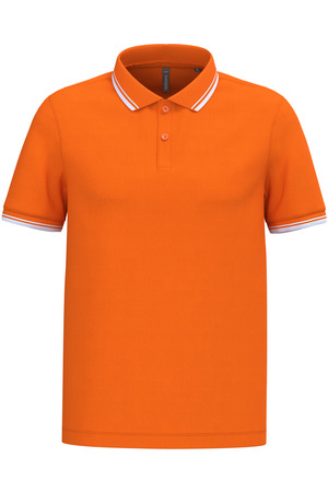 Polohemd für Herren mit kurzen Ärmeln und Streifen