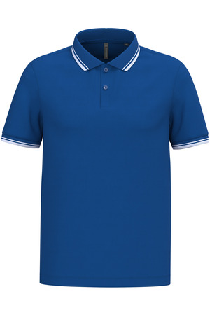 Polohemd für Herren mit kurzen Ärmeln und Streifen