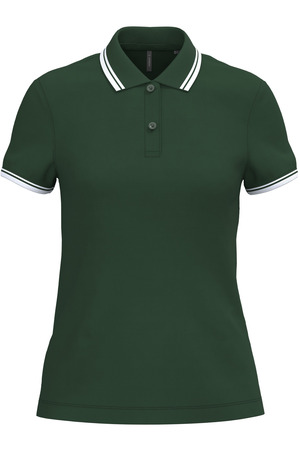 Polohemd für Damen mit kurzen Ärmeln und Streifen