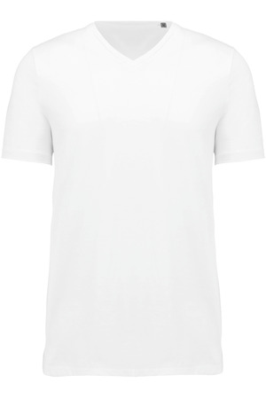 Herren-T-Shirt Supima® mit V-Ausschnitt und kurzen Ärmeln