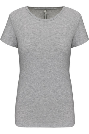 Kurzarm-Damen-T-Shirt mit Rundhalsausschnitt